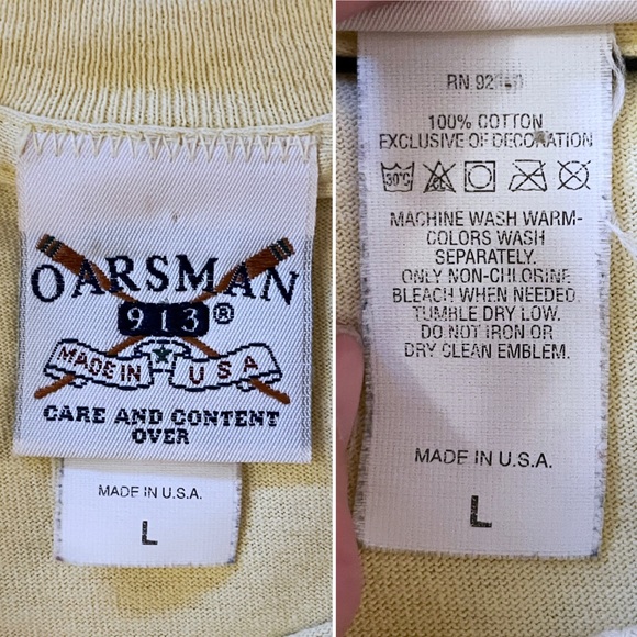 Vintage classic crewneck s/s Opryland USA souvenir butter yellow graphic tee, M - Picture 16 of 16